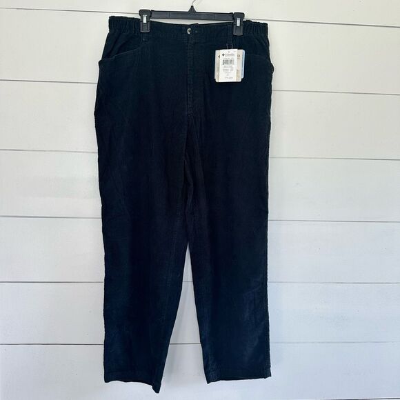 Columbia Women’s 18W Black Cordie Pants Corduroy New - Picture 1 of 6